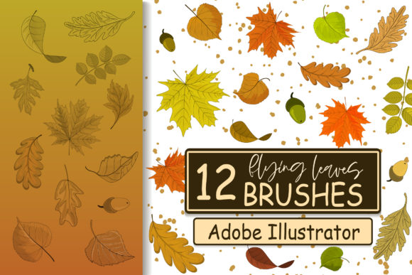 Download Flying Leaves Brushes - Leaves brushes Collection