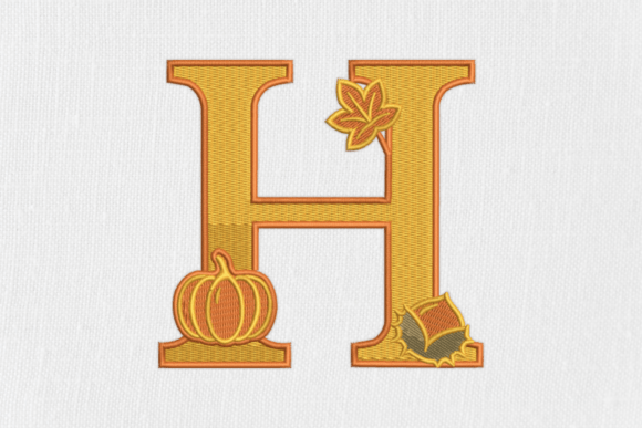 Download Letter H Autumn Monogram - Premium Resources