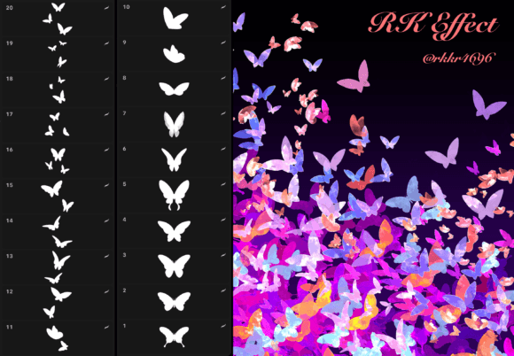 Download Butterfly Brushes Pack for PROCREATE - Premium Resources