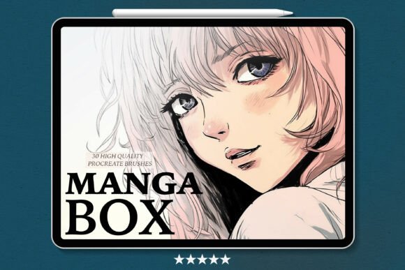 Download 30 Manga Brushes for Procreate - Manga brushes Collection
